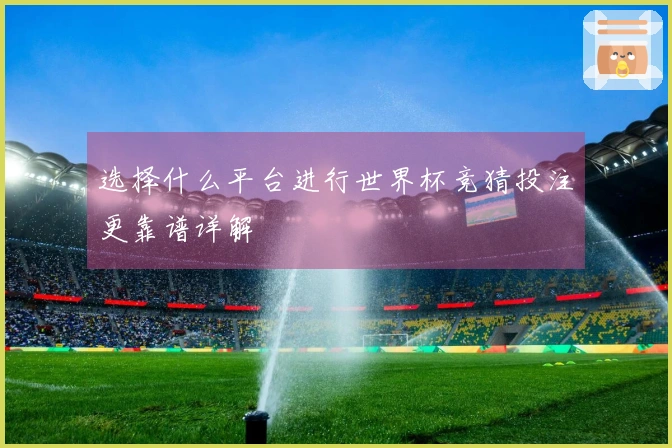 选择什么平台进行世界杯竞猜投注更靠谱详解